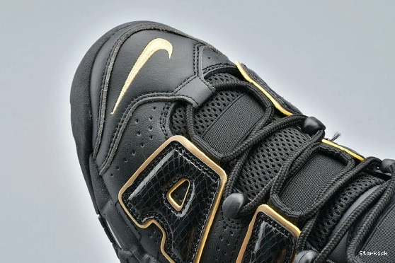 “FRANCE” NIKE UPTEMPO BLACK AV3810-001 AIR GOLD MORE METALLIC 1024